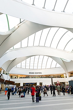 View of New Street Station, Birmingham, West Midlands, England, United Kingdom, Europe