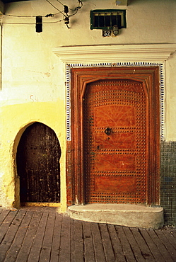 Doors in the Medina, Tangiers, Morocco, North Africa, Africa