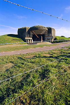 Gun battery, casement, Longues-sur-Mer, Calvados, Normandy, France