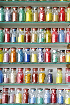 Remedies in a chemist's shop, Marrakesh, Morocco, North Africa, Africa