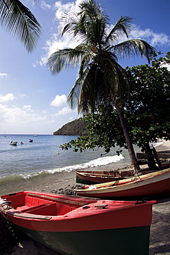 Beach, Les Salines, Martinique, French Antilles, West Indies, Central America