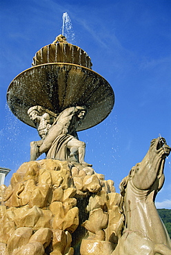 Statue in Residenzplatz, Salzburg, Austria, Euruope