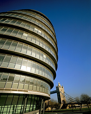 City Hall, headquarters of the Greater London Authority, South Bank, London, England, United Kingdom, Europe