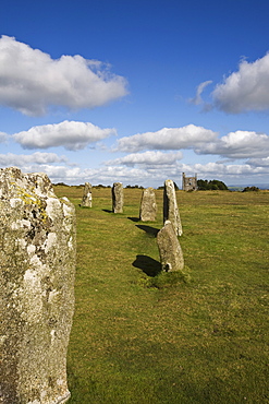 The Hurlers (stone circle), Minions, Bodmin Moor, Cornwall, England, United Kingdom, Europe