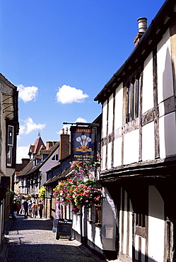 Church Lane, Ledbury, Herefordshire, England, United Kingdom, Europe