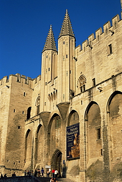 Palais des Papes, Avignon, UNESCO World Heritage Site, Vaucluse, Provence, France, Europe