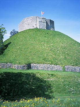 The Keep, Carisbrooke Castle, managed by English Heritage, Isle of Wight, England, United Kingdom, Europe