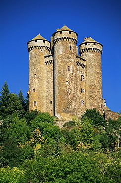 Chateau of Tournemire, Cantal, Auvergne, France, Europe