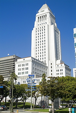 City Hall, Downtown, Los Angeles, California, United States of America, North America