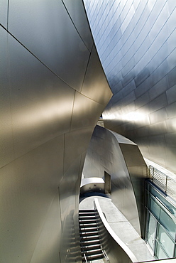 Walt Disney Concert Hall, part of Los Angeles Music Center, Frank Gehry architect, downtown, Los Angeles, California, United States of America, North America