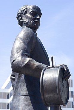 Statue of Samuel Cunard, native of Halifax, Harbour Walk, Halifax, Nova Scotia, Canada, North America