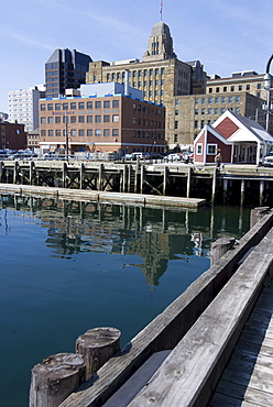 Harbour walk and city view, Halifax, Nova Scotia, Canada, North America