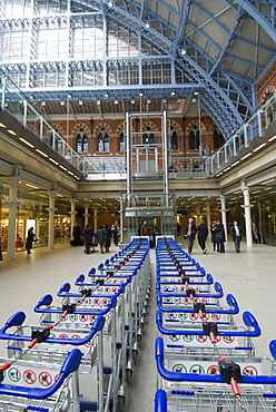 St. Pancras International Train Station, London, England, United Kingdom, Europe