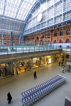 St. Pancras International Train Station, London, England, United Kingdom, Europe