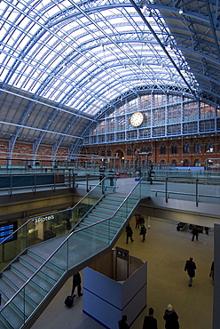 St. Pancras International Train Station, London, England, United Kingdom, Europe