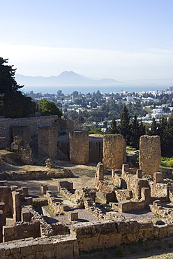 Byrsa Hill, the original Punic site at Carthage, UNESCO World Heritage Site, near Tunis, Tunisia, North Africa, Africa