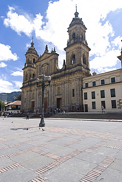 Cathedral at Plaza Bolivar, Bogota, Colombia, South America