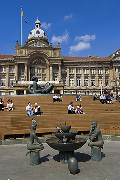 Town Hall, Victoria Square, Birmingham, England, United Kingdom, Europe