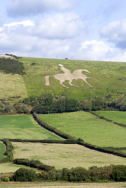 The White Horse of Osmington Hill, Weymouth, Dorset, England, United Kingdom, Europe