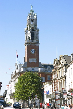 Colchester Town Hall on the High Street, Colchester, Essex, England, United Kingdom, Europe