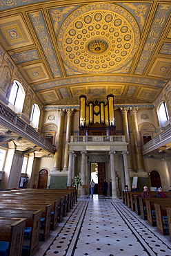 The Painted Chapel, redecorated in 1779, Royal Naval College, UNESCO World Heritage Site, Greenwich, London, SE10, England, United Kingdom, Europe