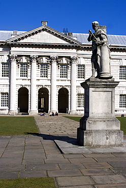 View of the Royal Naval College, UNESCO World Heritage Site, Greenwich, London, SE10, England, United Kingdom, Europe