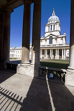 View of the Royal Naval College, UNESCO World Heritage Site, Greenwich, London, SE10, England, United Kingdom, Europe