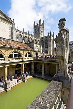 Roman and Georgian Baths, Bath, UNESCO World Heritage Site, Somerset, England, United Kingdom, Europe