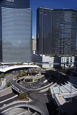 View of City Center, Las Vegas, Nevada, United States of America, North America