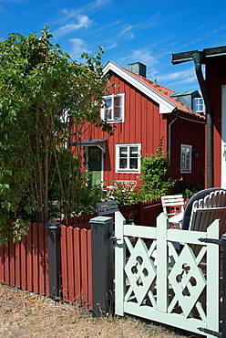 Traditional house on the island of Sandhamn, Stockholm Archipelago, Sweden, Scandinavia, Europe