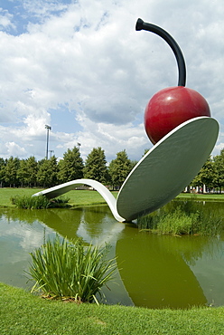 Cherry and Spoonbridge, Claes Oldenburg, Walker Arts Center, Minneapolis, Minnesota, United States of America, North America