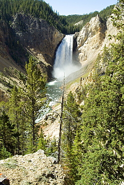 Yellowstone Canyon, Yellowstone National Park, UNESCO World Heritage Site, Wyoming, United States of America, North America