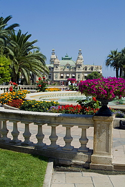 Casino and gardens, Monte Carlo, Monaco, Europe