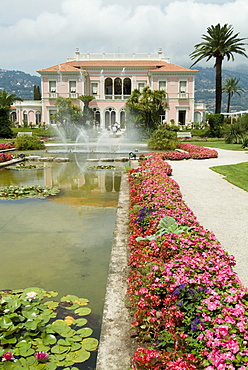 Villa Ephrussi, historical Rothschild villa, St. Jean Cap Ferrat, Alpes-Maritimes, Provence, France, Europe