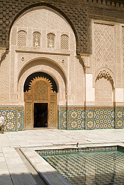 Ben Youssef Medersa (Koranic School), Marrakech, Morocco, North Africa, Africa