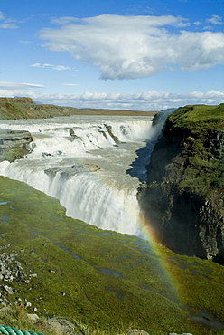 Gullfoss (Golden Falls), Iceland, Polar Regions