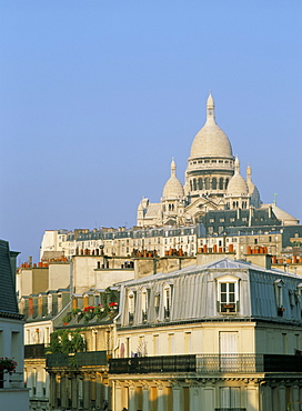 Sacre Coeur basilica, Montmartre, Paris, France, Europe