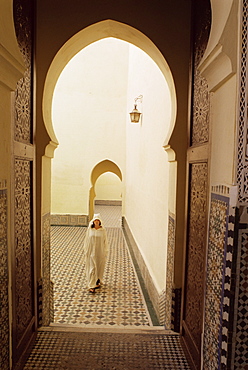 Mausoleum of Moulay Ismail, Meknes, Morocco, North Africa, Africa