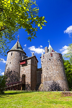 Castell Coch (Castle Coch) (The Red Castle), Tongwynlais, Cardiff, Wales, United Kingdom, Europe