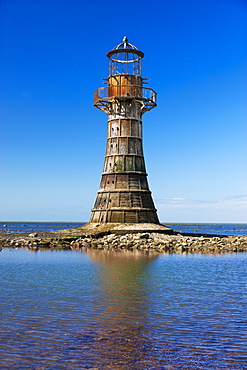 Whiteford Lighthouse, Whiteford Sands, Gower, Wales, United Kingdom, Europe