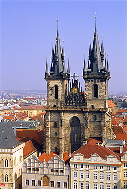 Church of Our Lady before Tyn, Old Town Square, Prague, Czech Republic, Europe