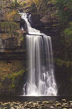 Thornton Force, Ingleton waterfalls walk, Yorkshire Dales National Park, North Yorkshire, Yorkshire, England, United Kingdom, Europe