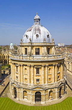 The dome of the Radcliffe Camera, university city of Oxford, Oxfordshire, England, United Kingdom, Europe