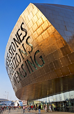 Wales Millennium Centre, Cardiff Bay, Cardiff, South Glamorgan, Wales, United Kingdom, Europe