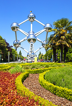 Brussels Atomium, Square de l'Atomium, Boulevard de Centaire, Brussels, Belgium, Europe