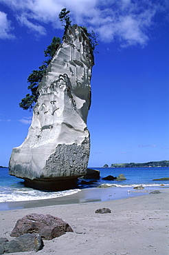 Cathedral Cove, Coromandel Peninsula, South Auckland, North Island, New Zealand, Pacific