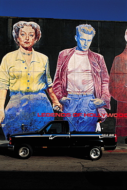 Los Angeles, Hollywood, Legend Of Hollywood Mural