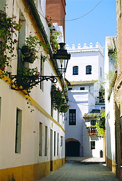 Quiet street in Seville, Andalucia, Spain 