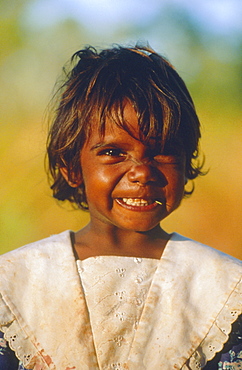 Young aborigine girl, Australia