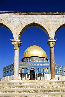 Dome of the Rock, Mosque of Omar, Temple Mount, Jerusalem, Israel, Middle East